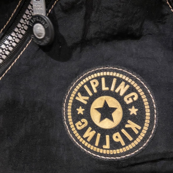 Vintage Kipling Medium Drawstring Nylon Backpack - Picture 2 of 7